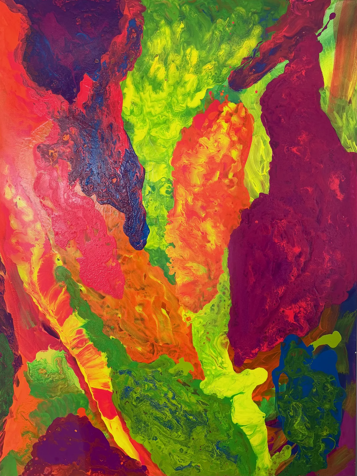 Light of Color, acrylic on canvas